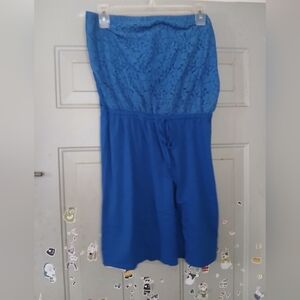 Xhilaration Blue Lace Swim Coverup (0290)